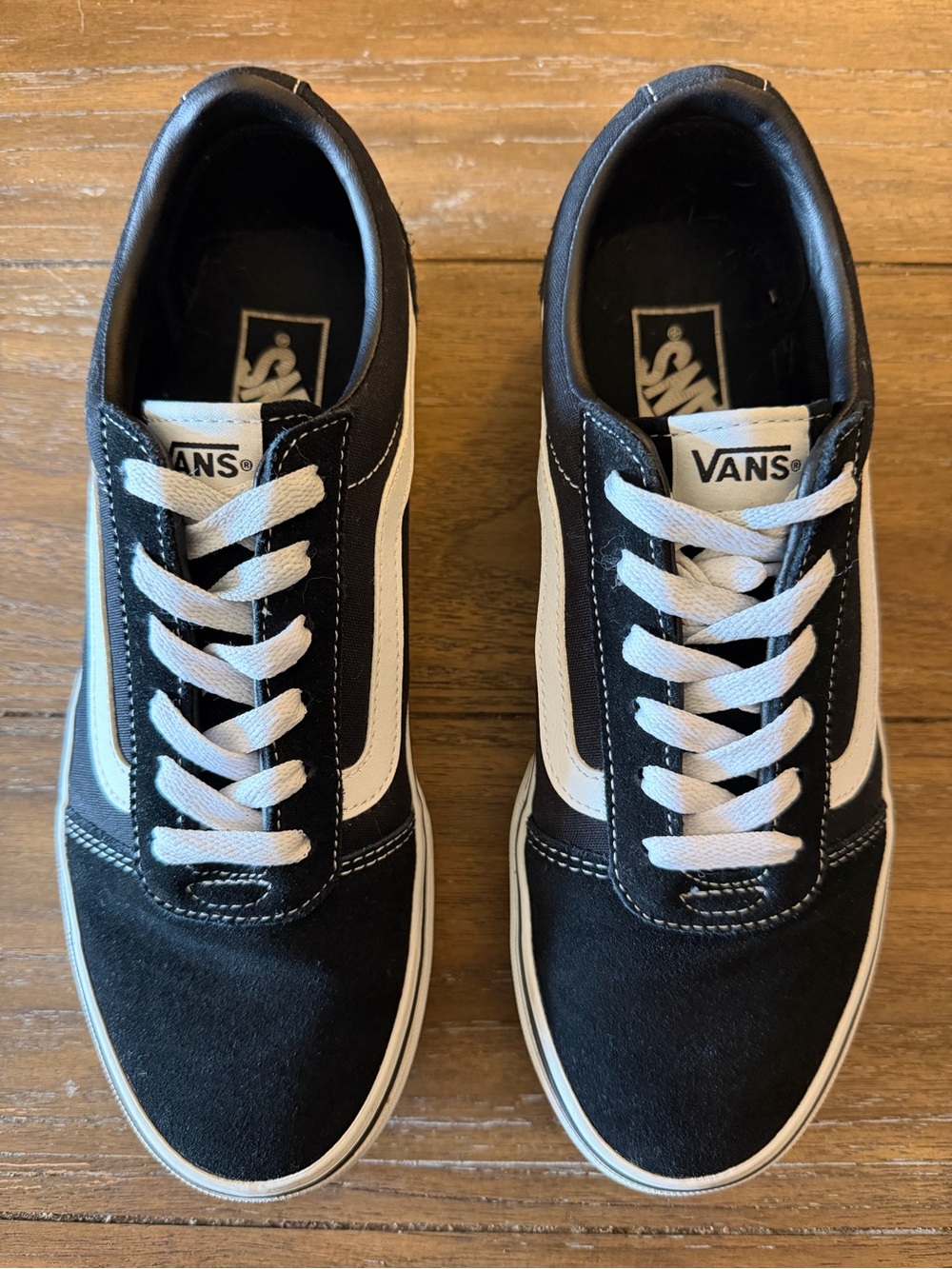 Vans Black & White Old Skool Skate Sneakers